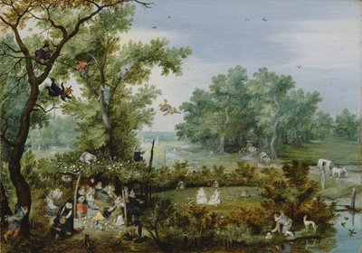 Merry Company in an Arbor, 1615 by Adriaen Pietersz van de Venne